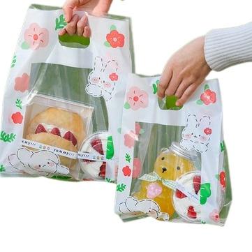 

Paper Bag Polos Bunny ISI 10 PC Bening Transparan Kantong Tas Kado Goodie Bag Plastik ..