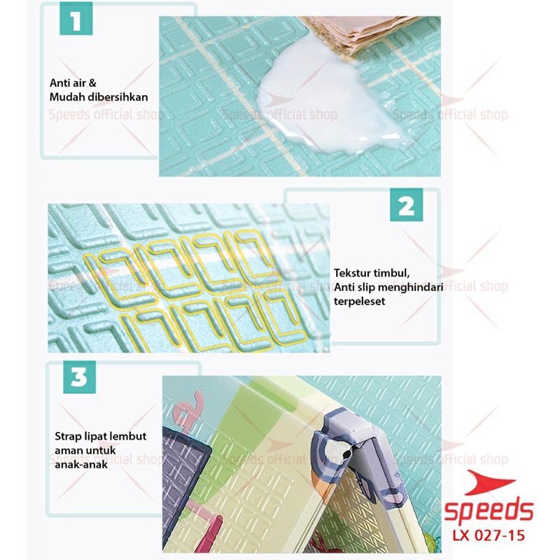 SIYA ✨FREE BUBBLEWRAP MATRAS IMPOR PLAYMAT IMPORT SOOKU DOUBLE PAD PLAYMAT LOKAL SPEEDS 6MM 8MM 10MM / MATRAS PLAYMAT PREMIUM 200 x 180