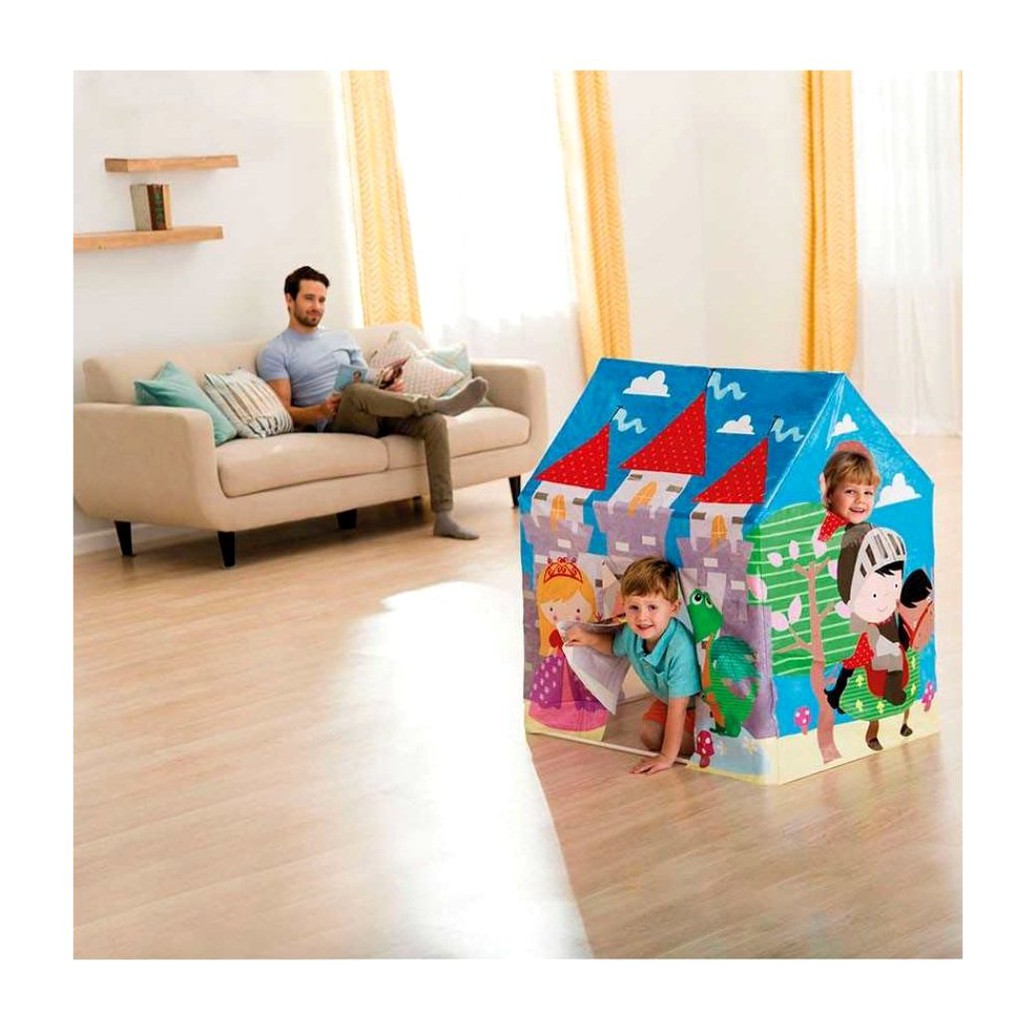 Tenda Anak Jungle Fun Cottage Wendy House 95cm x 75cm x 1.07m - INTEX  45642