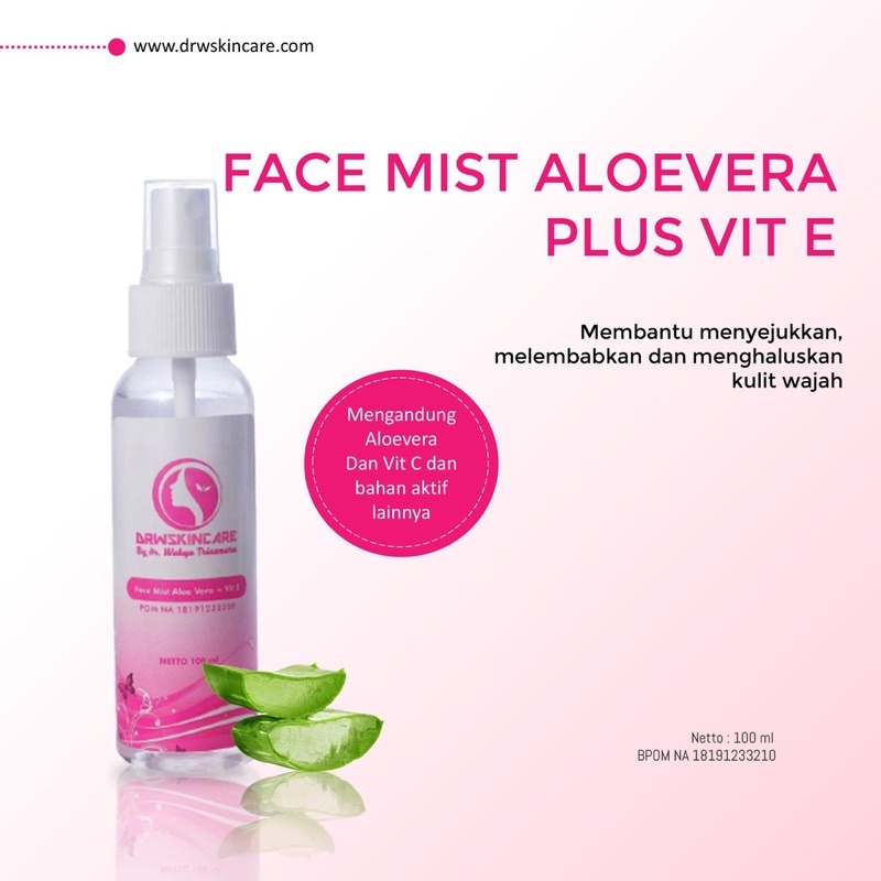 Face mist Aloevera plus vit e by Drw Skincare