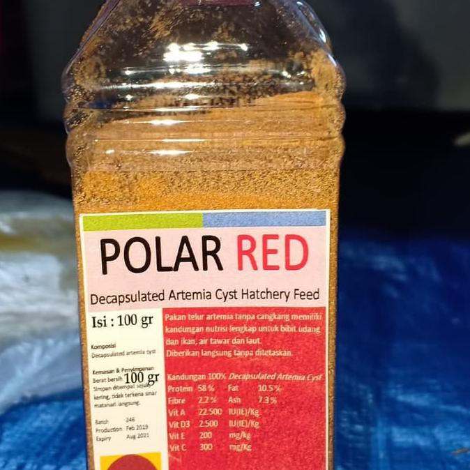 Artemia Polar Red 100 gram