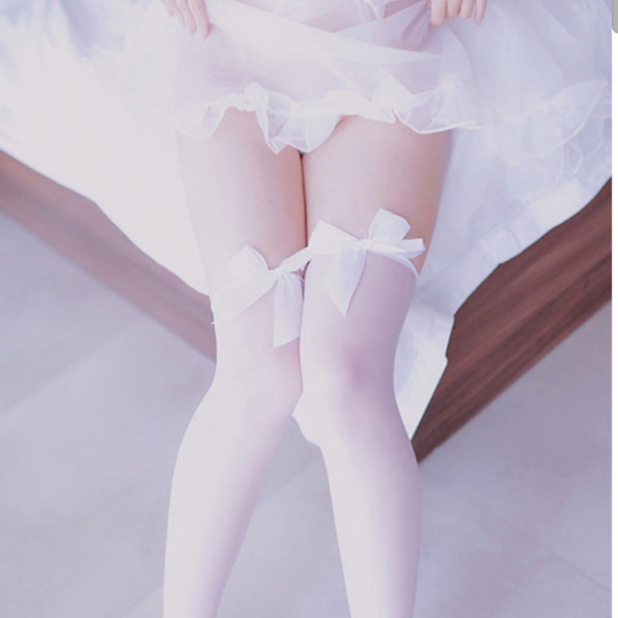 Blue Candy Stoking Sexy Model Pita / Stoking Premium wanita Sexy Putih