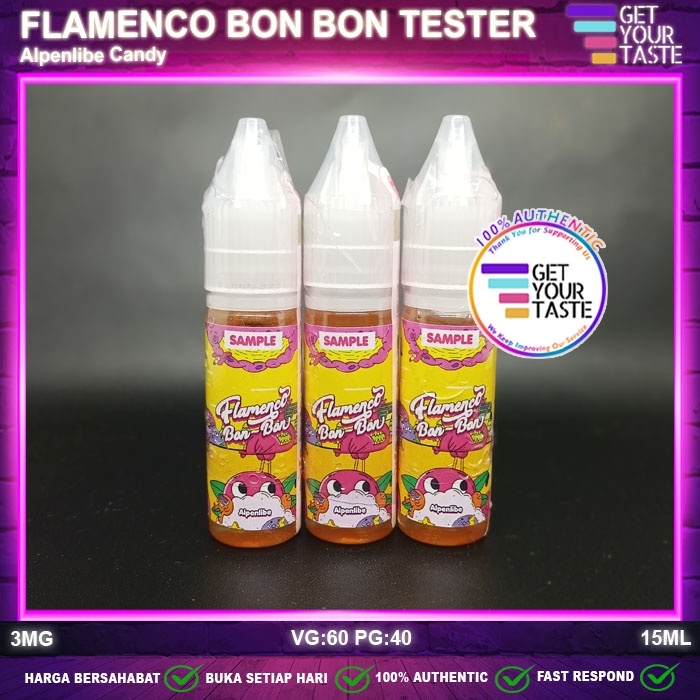 Liquid Flamenco Bon Bon Alpenlibe 15ML Tester by Radix