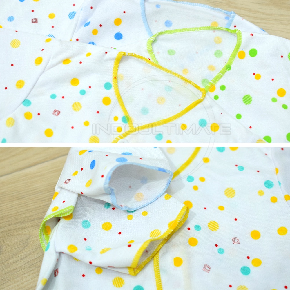 RANDOM WARNA Setelan Baju Bayi + Celana Bayi Newborn Baru Lahir Motif POLKADOT (0-6 Bulan) Celana Pendek bayi Baju Lengan Pendek Bayi Baju Lengan Pendek bayi Kaos Bayi Pakaian Bayi Perlengkapan bayi SBJS-33WD