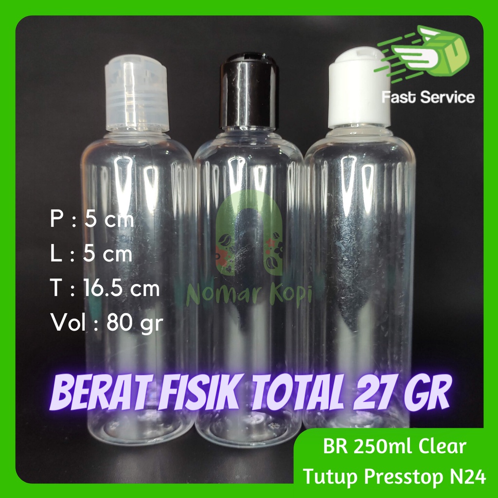 Botol 150ML Tabular Fliptop Jamur