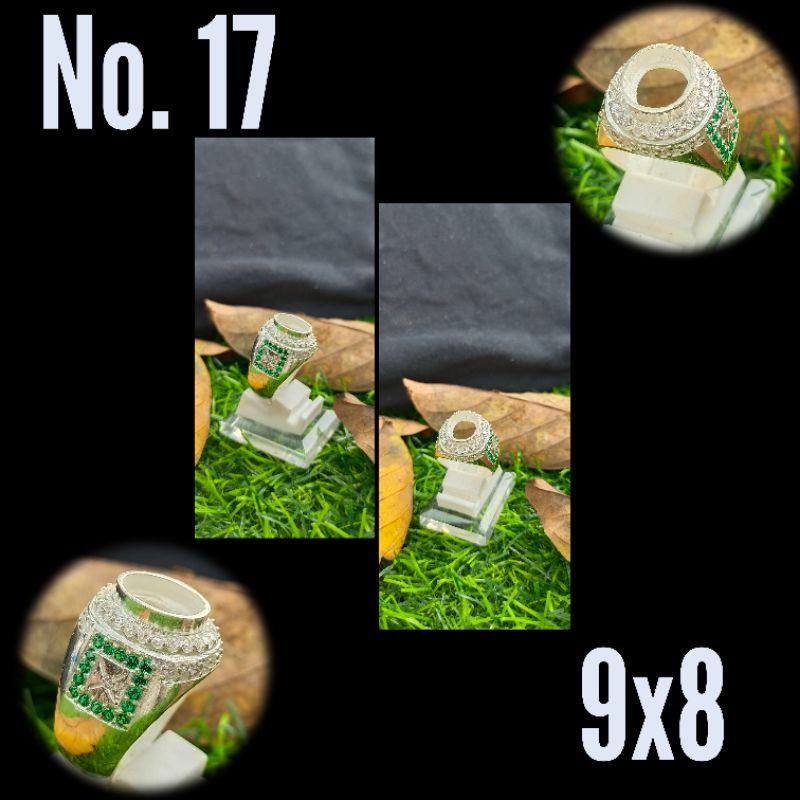 emban perak kombinasi mata