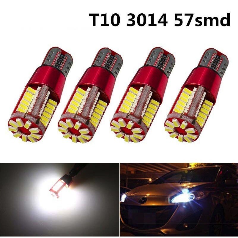 [BISA COD] Lampu T10 LED 57 titik CANBUS Senja Mundur mobil motor EXTRA Bright