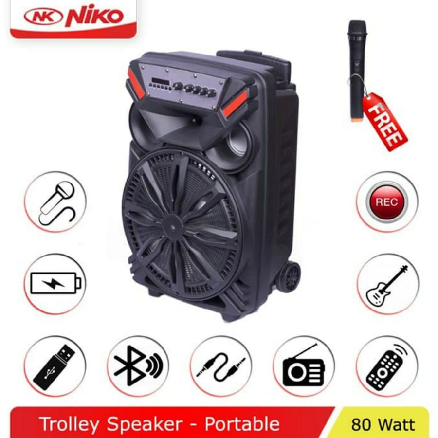 Speaker portable NIKO AIBOT 12 inch