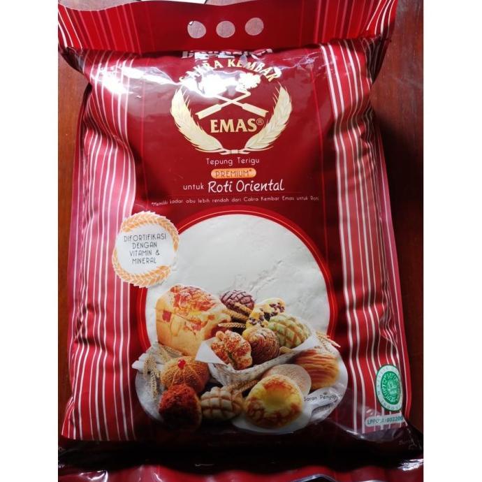 

BAYAR DITEMPAT TEPUNG CAKRA KEMBAR EMAS ROTI ORIENTAL 5kg cakra mas premium
