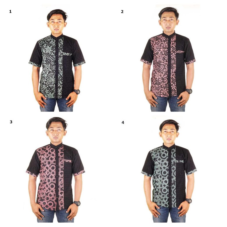 Baju Koko I Koko Batik I Baju Koko Batik Lengan Pendek Irham