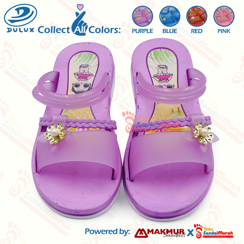 Toko Sandal Murah - Sandal Slop Perempuan Kekinian sandal karet / Elastis / Empuk  ( TK Sandal Murah LDS 02 CQ 062 )