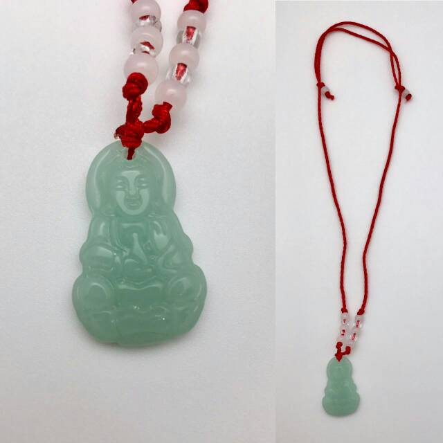 Kalung giok dewi kwan im.