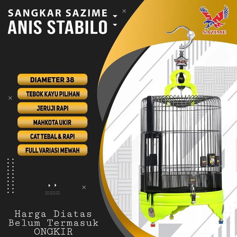 SANGKAR SAZIME ANIS STABILO