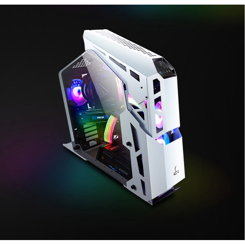 CASING PC GAMING KS001 BLACK PANTHER EDISI WHITE