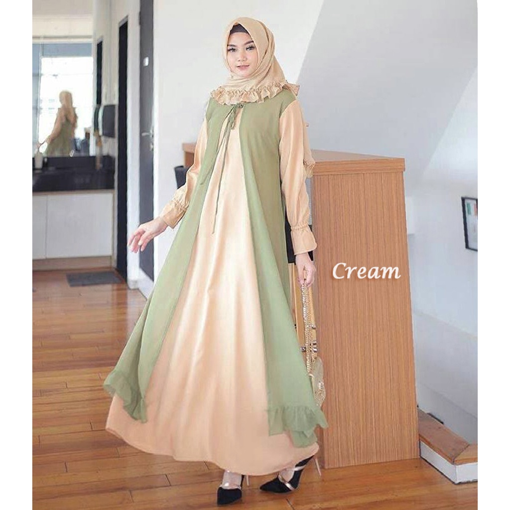 Raline Dress / Gamis Wanita Terbaru / Best Seller / promo big sale