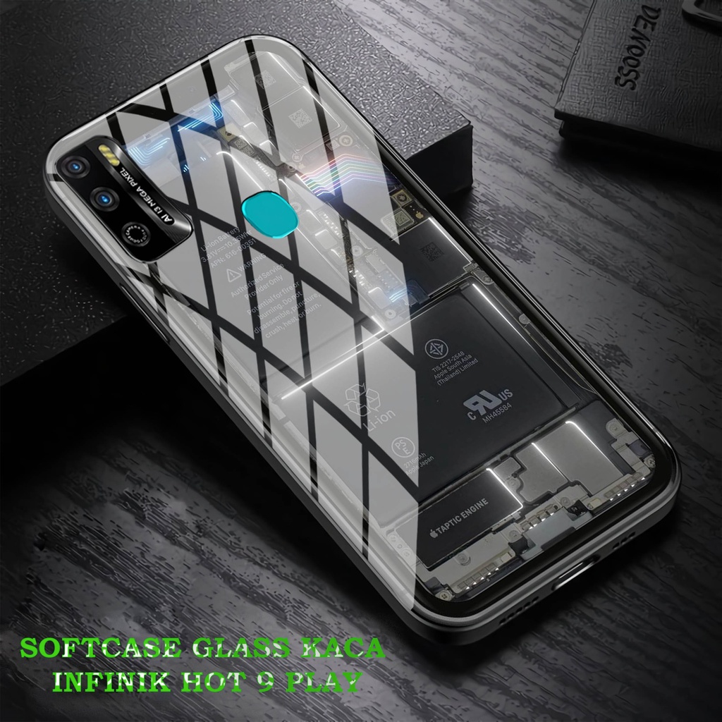 Softcase Glass Kaca Infinik Hot 9 Play - Case Hp Pelindung Handphone Infinik Hot 9 Play [ A15].