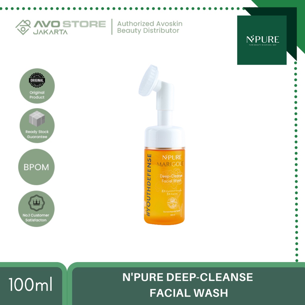 N'PURE Marigold Deep-Cleanse Facial Wash