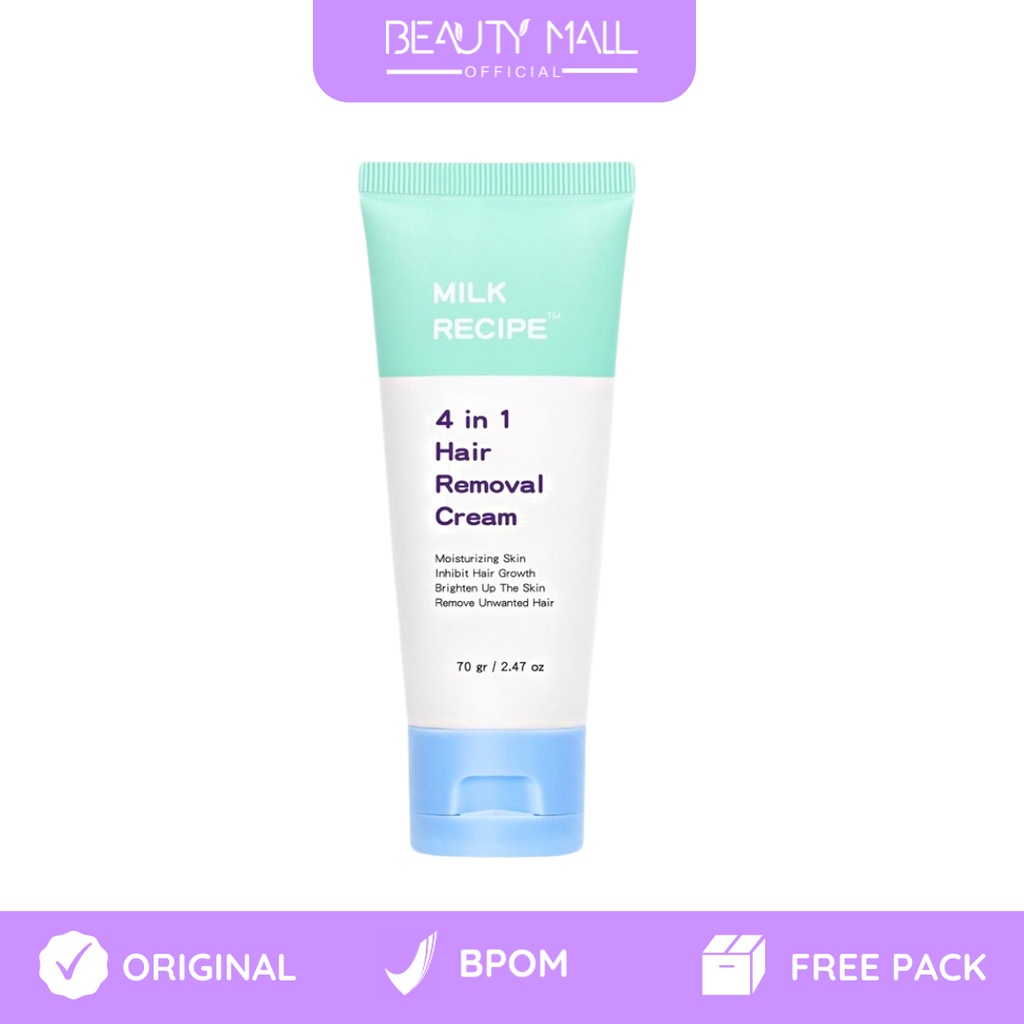 Jual MILK RECIPE 4 in 1 Hair Removal Cream Shopee Indonesia