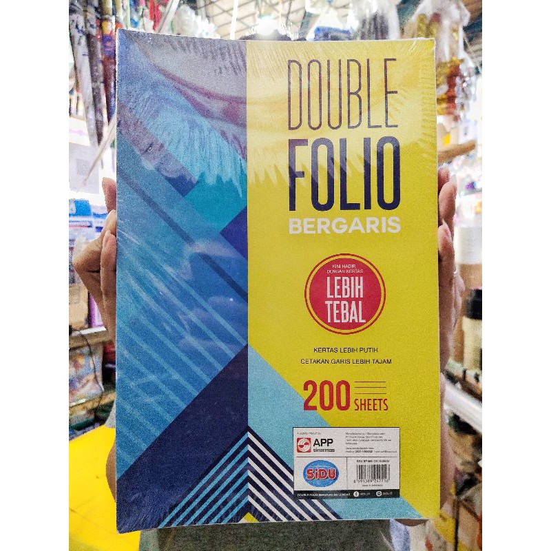 

Kertas HVS Double Folio Garis Sinar Dunia (1 pcs)