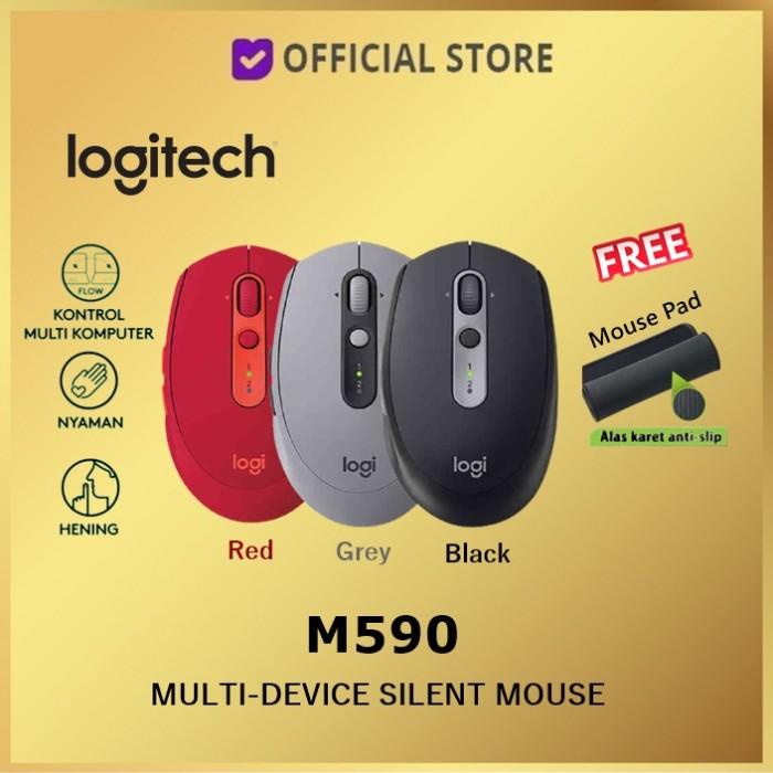 Logitech M590 Multi Device Wireless Mouse : Device Silent Mouse M 590 Best Seller