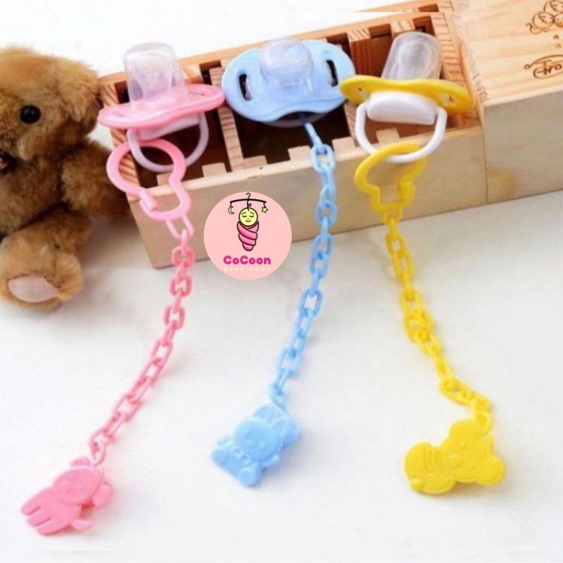 Klip Rantai Gantungan Dot Bayi / Tali Teether Gigitan Bayi