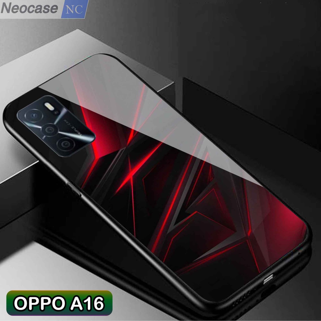 [N25] SoftCase Glass Kaca Oppo A16 A16S - Case Hp Oppo A16 A16S - Casing Hp Oppo A16 A16S