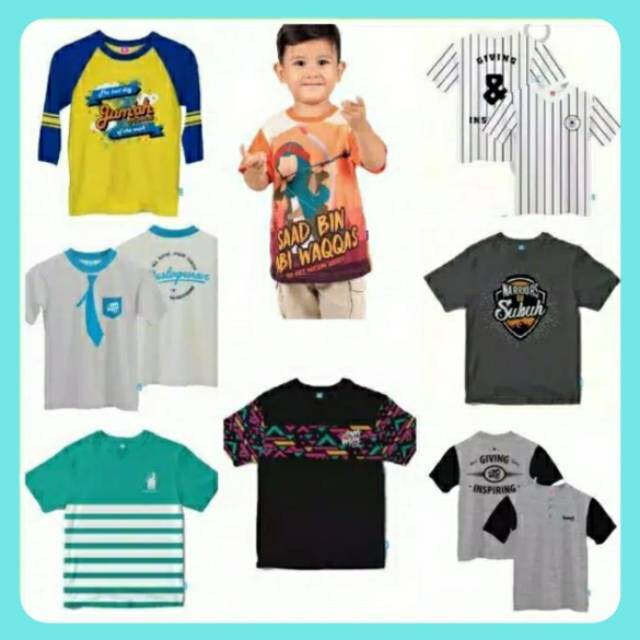 OBRAL Kaos  Anak  Islami Ammar Kids Lengan Pendek Kaos  Anak  