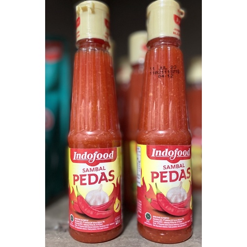 

[SUMISHOPEAST] Saos SAMBAL PEDAS INDOFOOD botol kemasan 135 ml