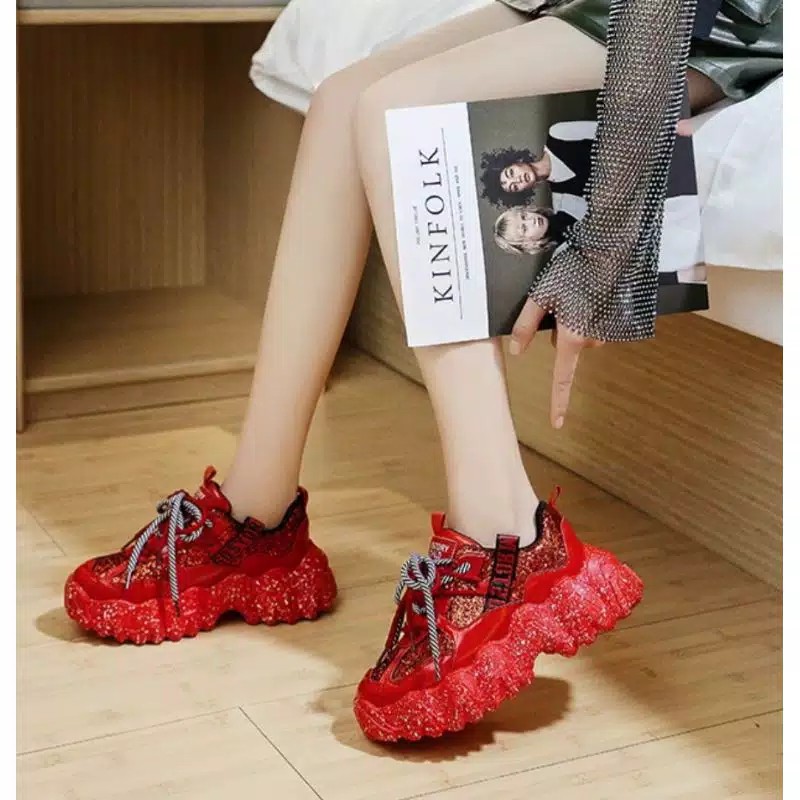 Sneakers Wanita Alexandra Glowing Side AS113