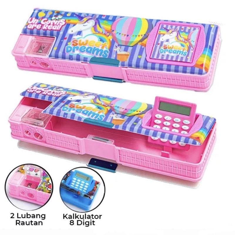 Kotak Tepak Pensil Unik Lucu Pencilcase Karakter