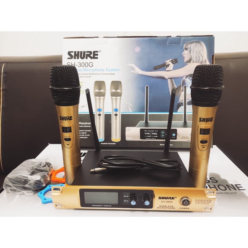 Mic wireless SHURE SH-300 GOLD