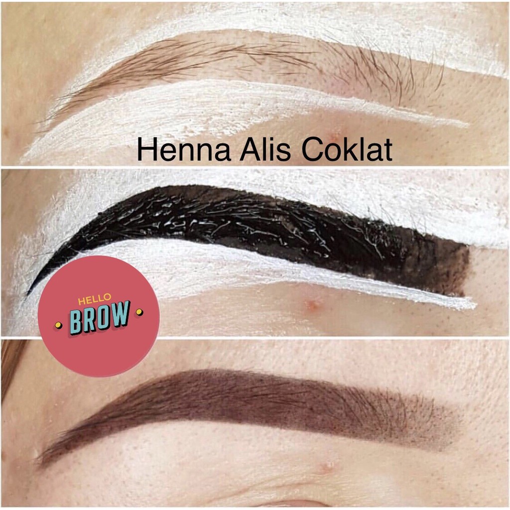 Hello Brow Henna Alis Saja Henna Alis Arab Dari Bahan Alami