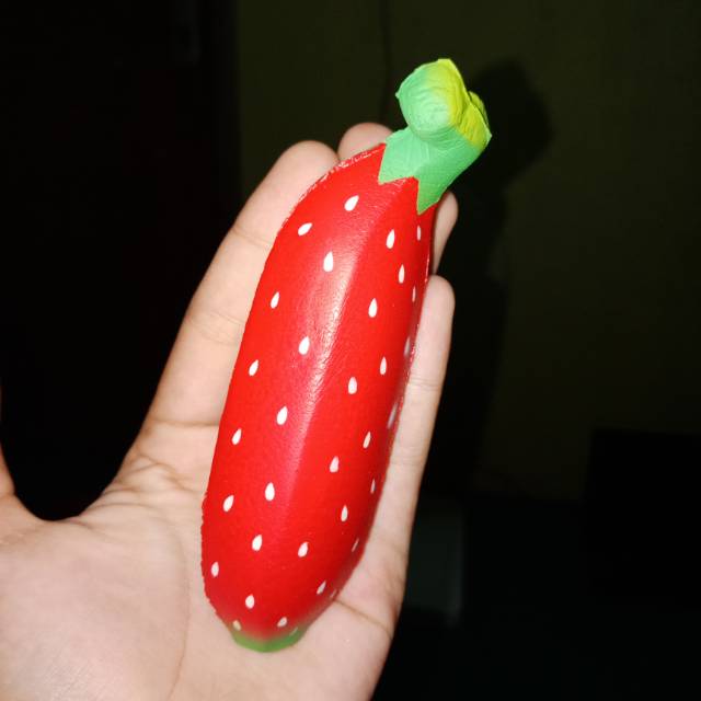 Punimaru Mini Banana Strawberry Squishy