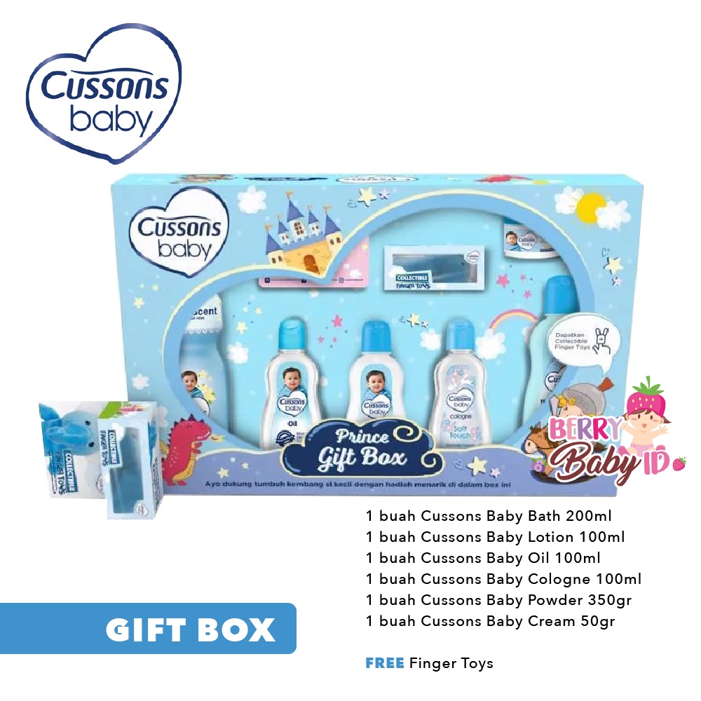 Cussons Baby Gift Box Kado Bayi Perawatan Bayi Besar Berry Mart