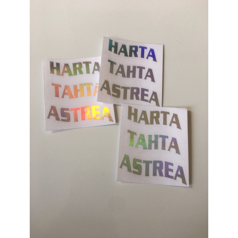 

STIKER HARTA ASTREA , STIKER HOLOGRAM