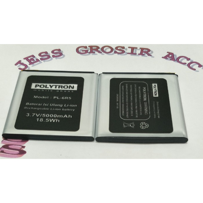 Baterai Battery Double power Polytron PL-6R5 , W2430 , Wizard Twins