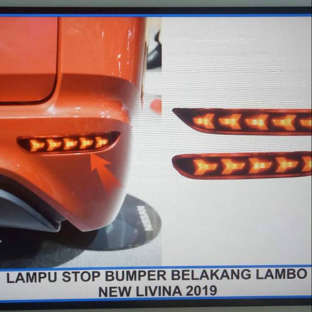 Grand all new livina 2019 lampu LED reflektor belakang mata kucing