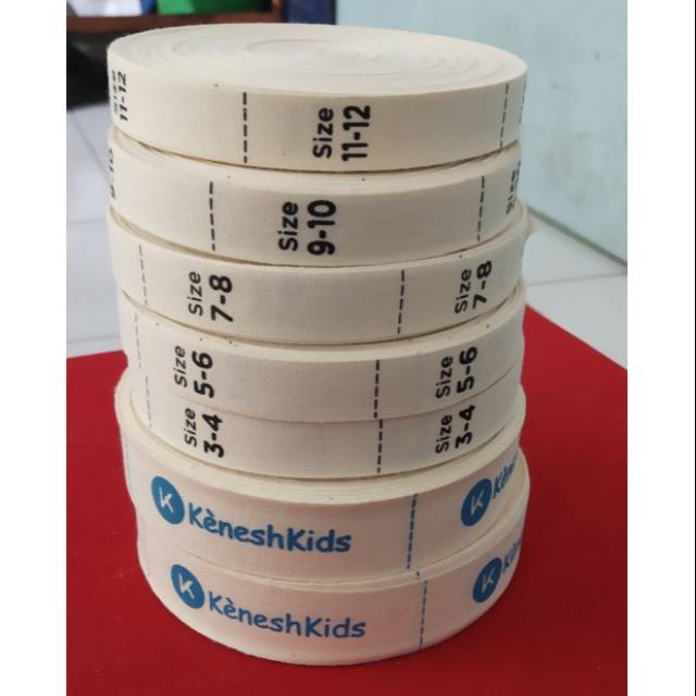 

Label hijab katun 2 cm ,size 1,2 cm