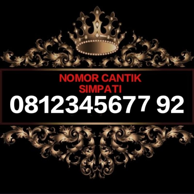 Nomor cantik simpati urut naik