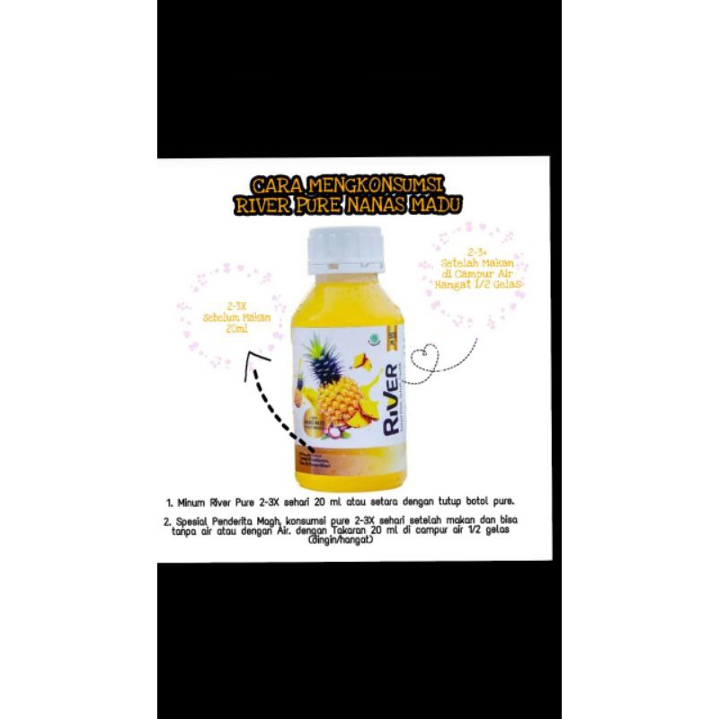 

River nanas madu/minuman herbal/Jus River