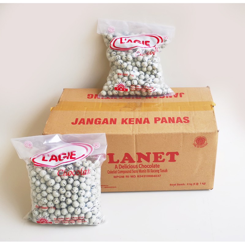 Coklat Lagie PLANET Kemasan Karton Grosir Cokelat Lagie Murah - DUS BESAR