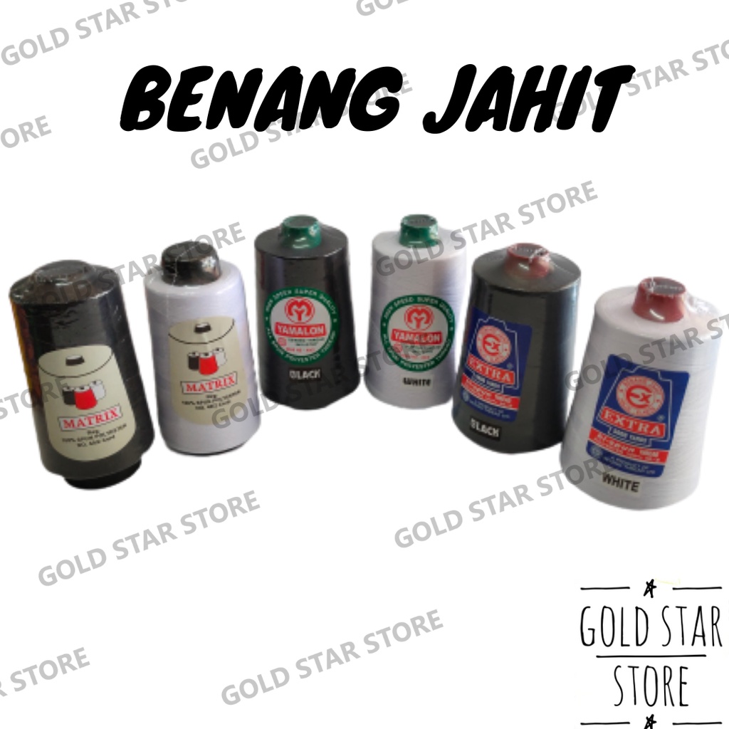 Benang Jahit 5000 Yard Yamalon Benang Jahit 40/2 Extra Benang Jahit Besar Matrix Benang Jahit Katun