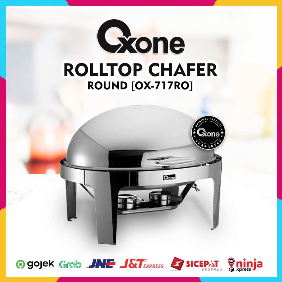 Oxone OX-717RO Round Roll Top Chafer Horeca Series