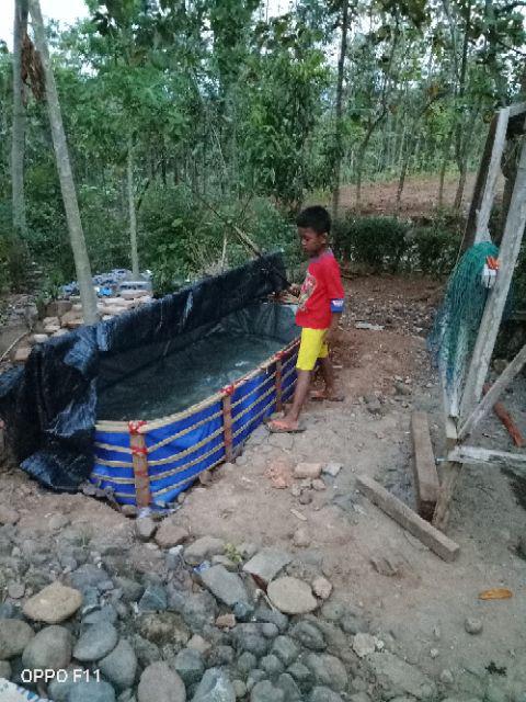 Terpal Kolam / 200x100x50cm / Type A5 Korea Original / Kwalitas Sedang / Cocok Buat Pemula