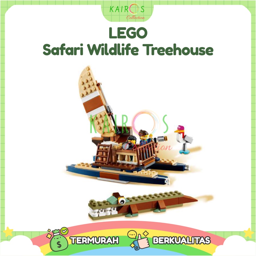 Mainan LEGO Creator 31116 Safari Wildlife Tree House