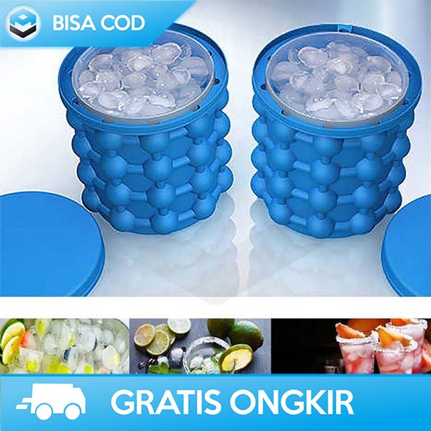 CETAKAN ES BATU BULAT SILLICONE MOLD 3D ICE GENIE C01 MURAH ORIGINAL