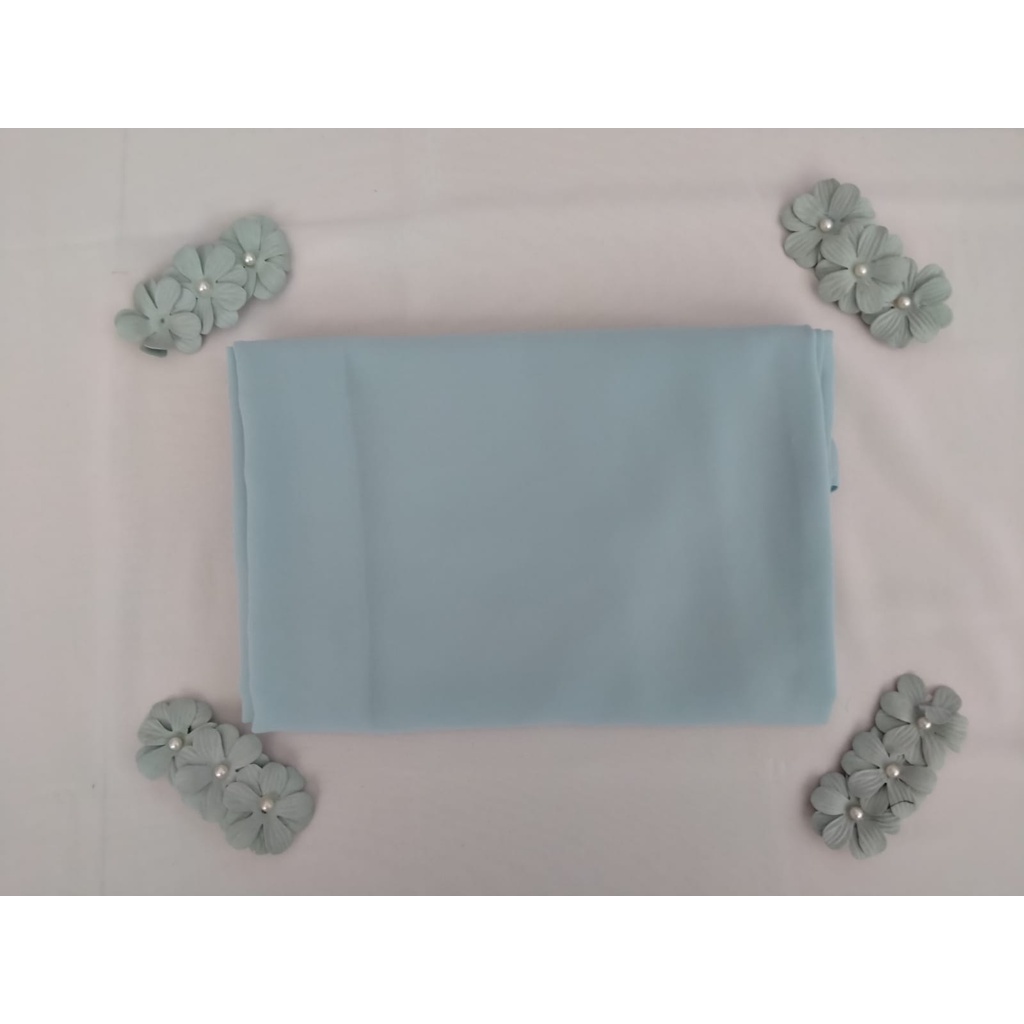 pashmina jumbo syar'i 200x100cm-biru langit/birumuda