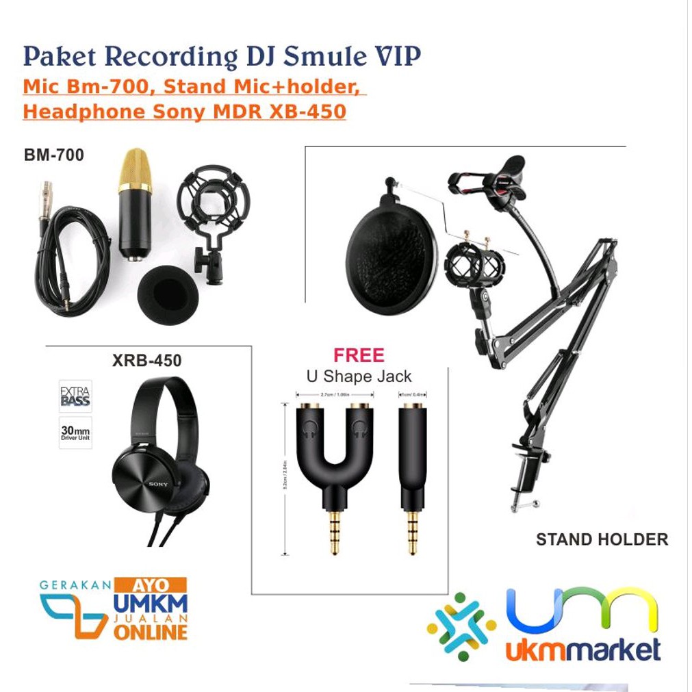 paket Smule BM-700 paket Recording dj VIP - u3