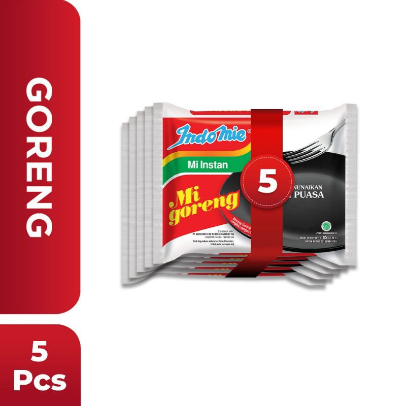 

Indomie mi Goreng (isi 5 pcs)
