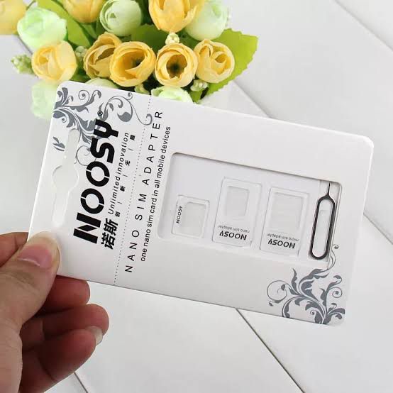 Noosy Nosy Sim Adaptor / Adaptor 3 in 1 / Ejekter / Tusukan Kartu